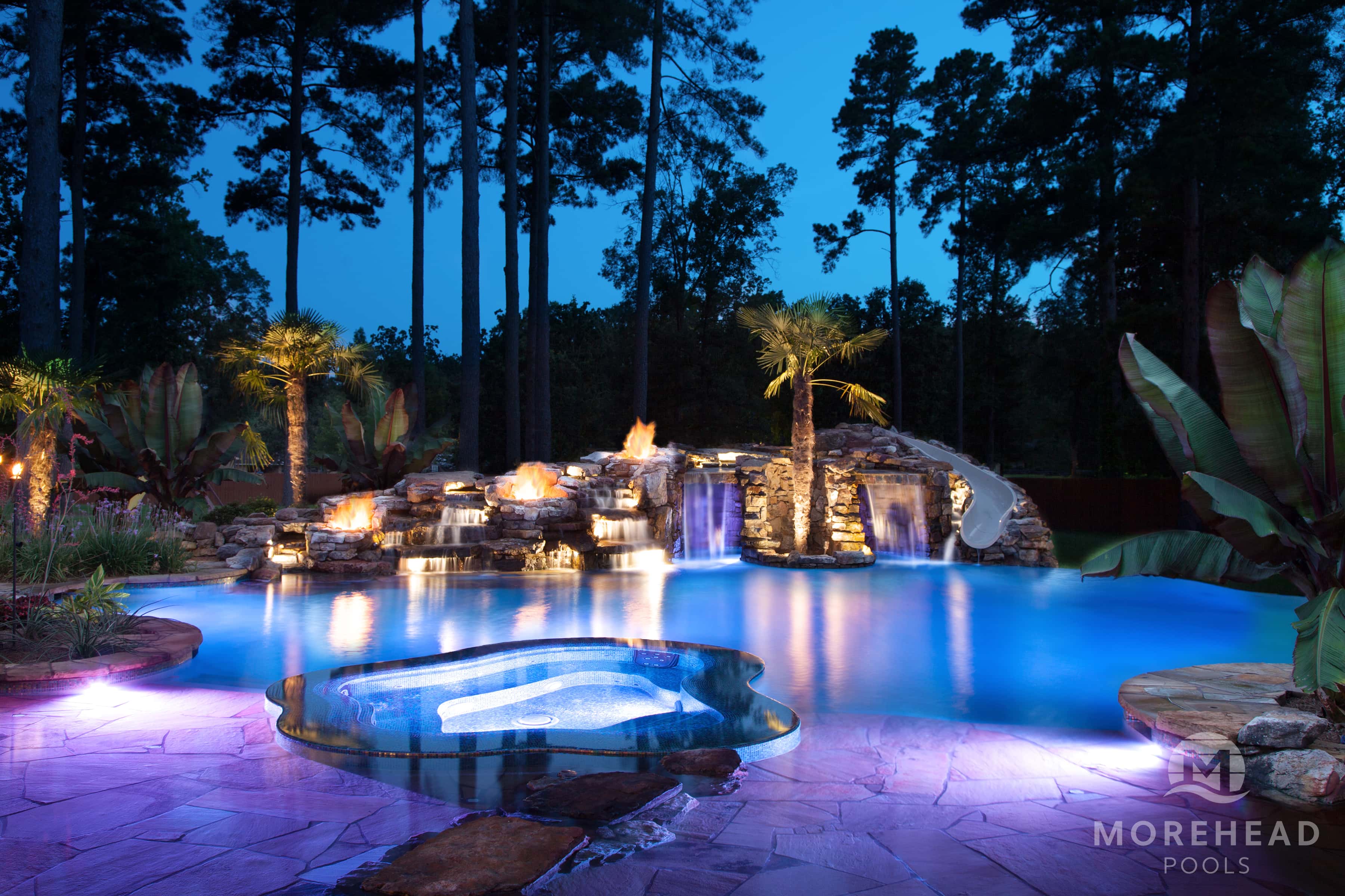 Pool Slide  Dream backyard pool, Outdoor pool area, Backyard pool