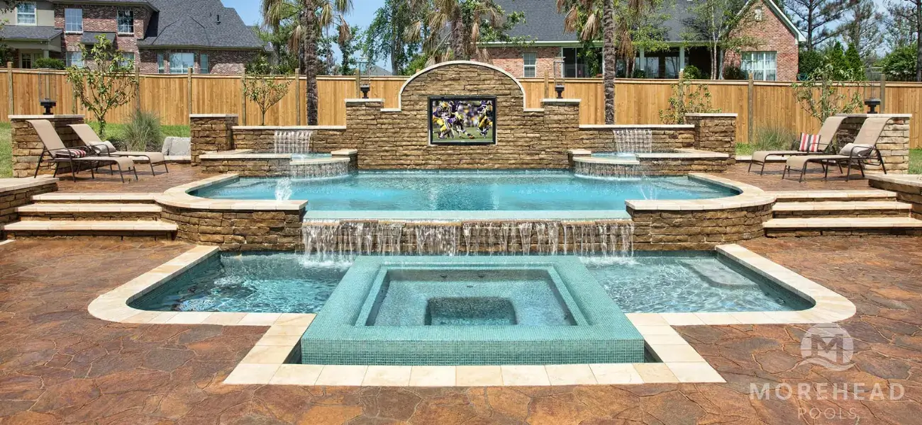 Geometric Pool Shapes | Morehead Pools